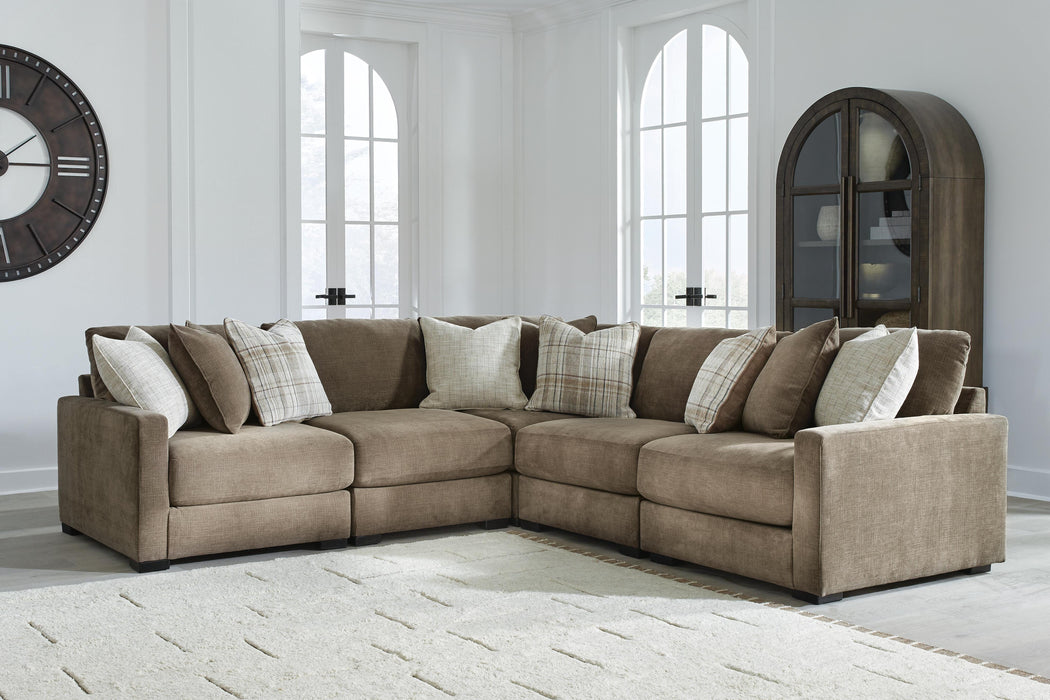 Camellia-Court Coffee Camellia-Court 5-Piece Sectional