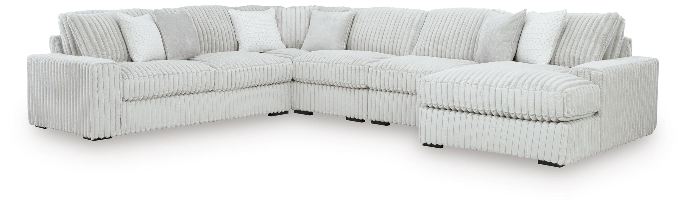 Stupendous Alloy Stupendous 5-Piece Sectional with Chaise