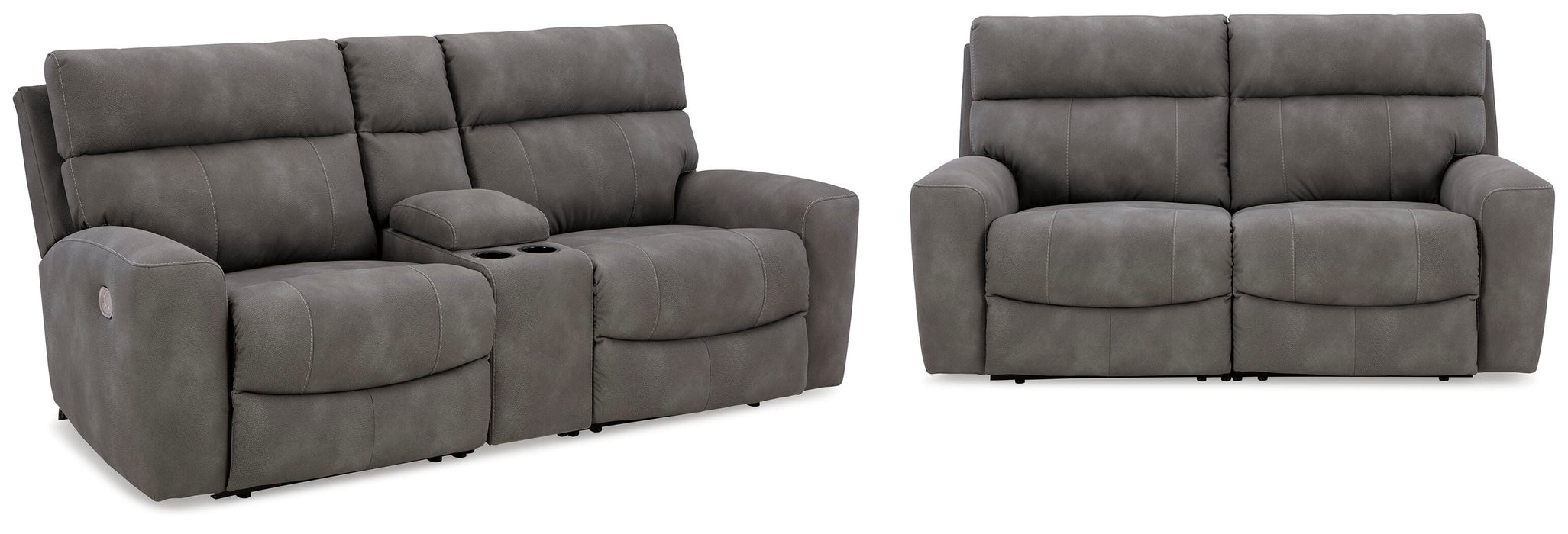 Next-Gen DuraPella Slate Next-Gen DuraPella Sofa and Loveseat
