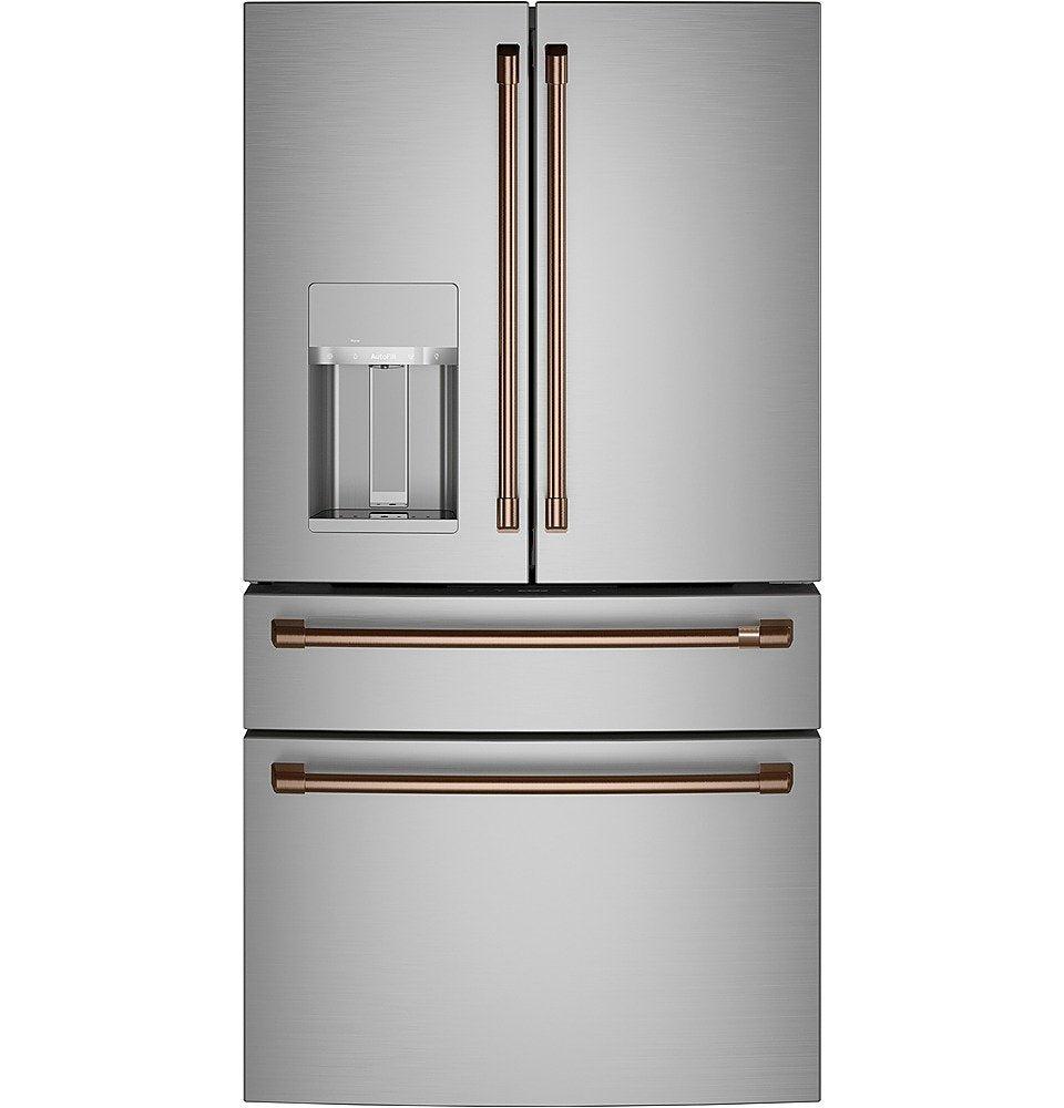 Café - 22.3 Cu. Ft. 4-Door French Door Counter-Depth Smart Refrigerator, Customizable - Stainless Steel - new