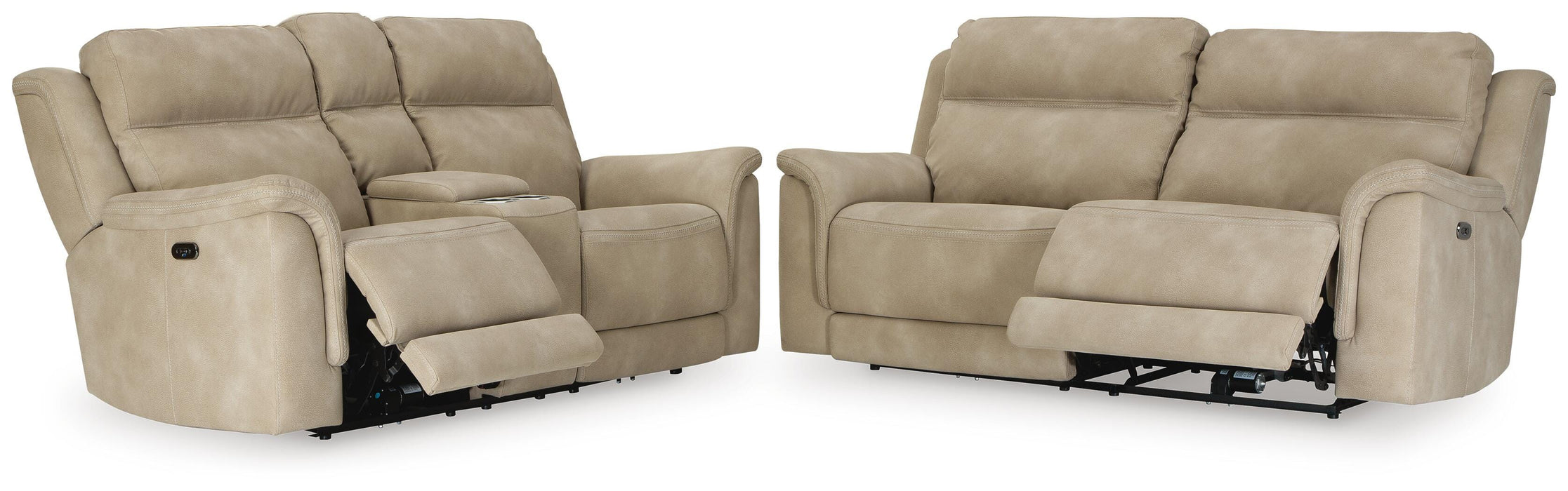 Next-Gen DuraPella Sand Next-Gen DuraPella Sofa and Loveseat