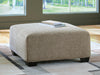 Benchcraft Hemp Oversized Accent Ottoman