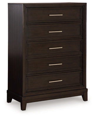 Neymorton Dark Grayish Brown Bedroom Furniture Pieces