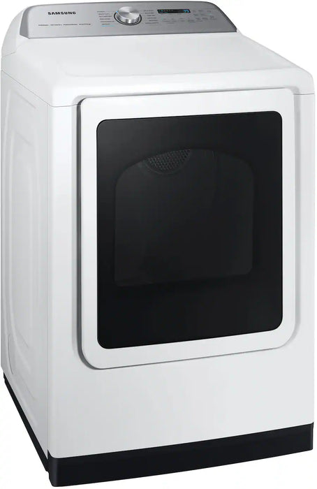 Samsung - 7.4 Cu. Ft. Smart Gas Dryer with Steam Sanitize+ - White - new