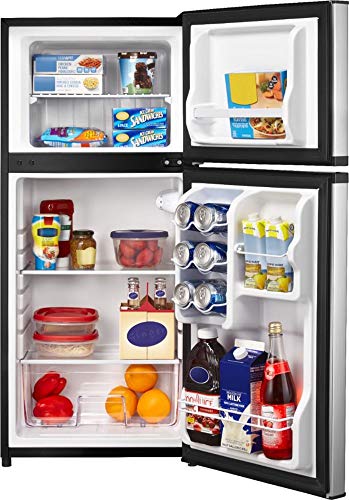 4.3 Cu. Ft. Top-Freezer Refrigerator - Stainless steel - display_model