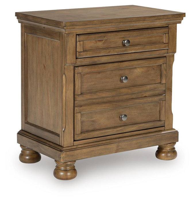 Vandenmore Medium Brown Two Drawer Night Stand