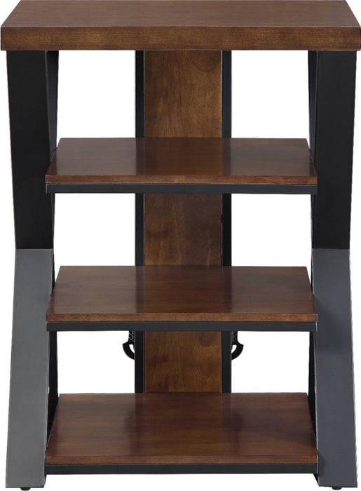 Whalen Furniture - Tower Stand for TVs Up to 32" - Medium Brown Cherry - display_model