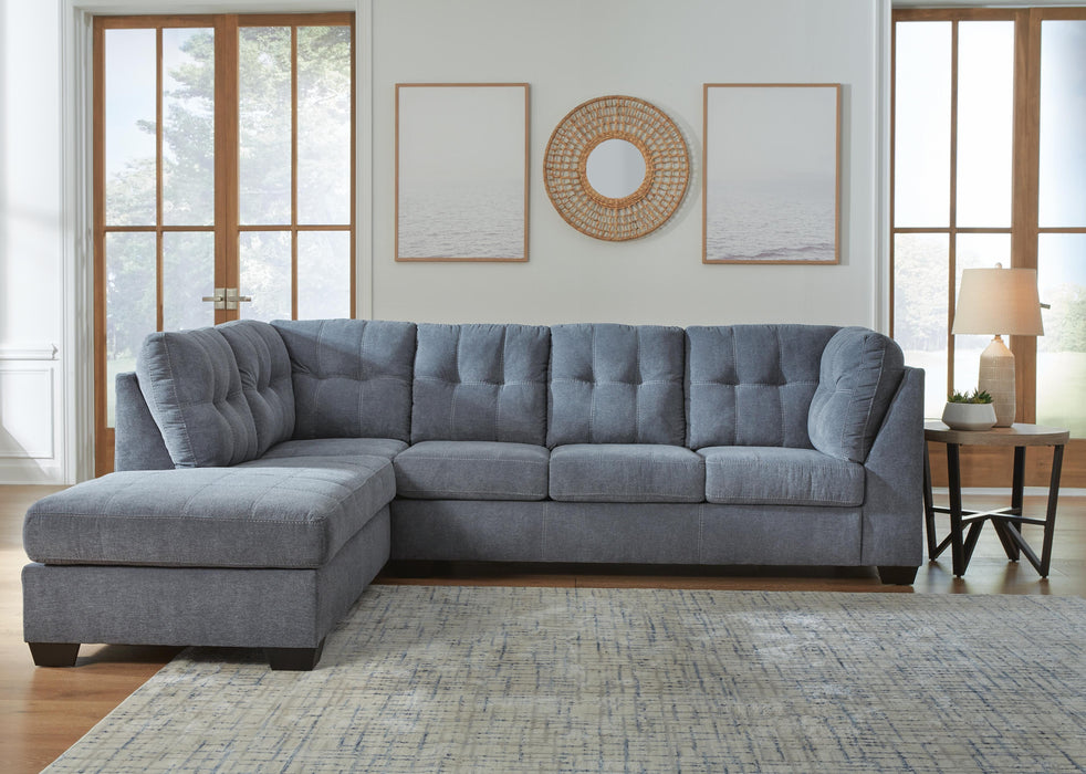 Marleton Denim Marleton 2-Piece Sectional with Chaise