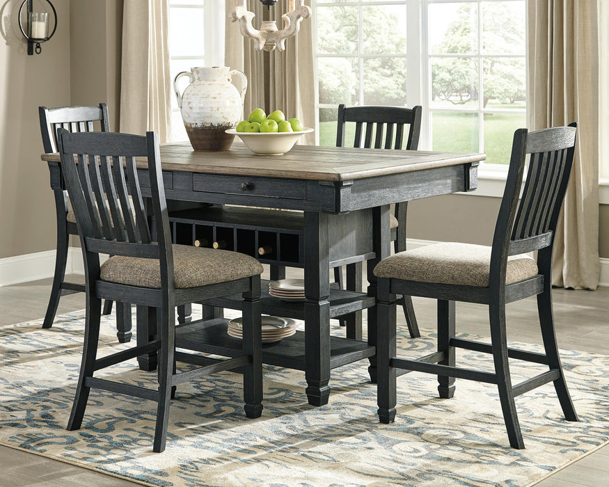 Tyler Creek Black/Gray Dining Collection