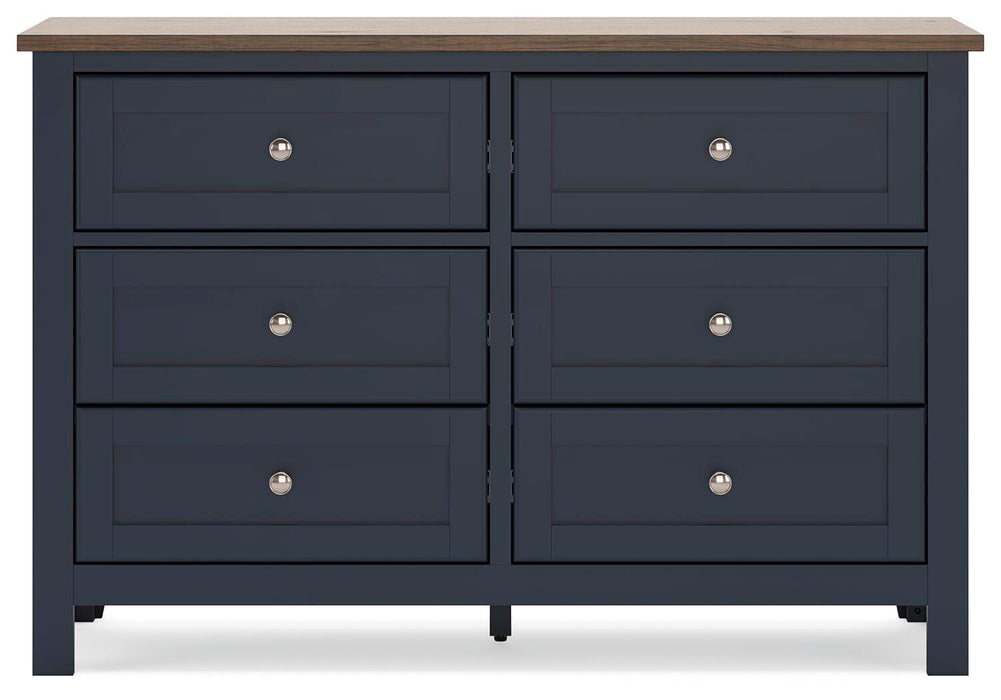Landocken Brown/Blue Bedroom Furniture Pieces
