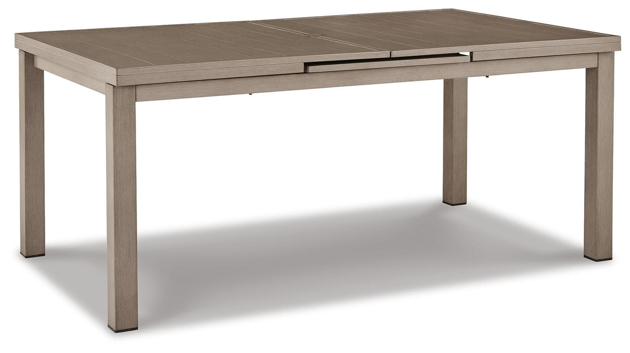 Beach Front Beige RECT Dining Room EXT Table