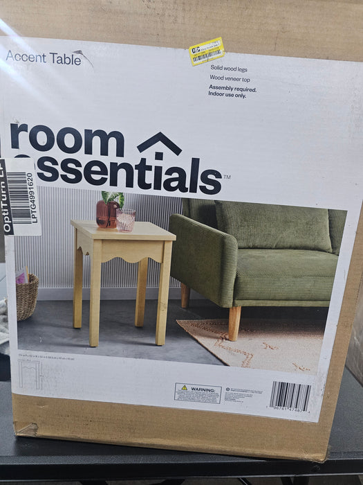Wavy Accent Side Table Natural - Room Essentials™