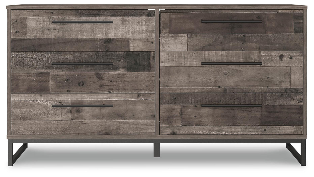 Neilsville Multi Gray Bedroom Furniture Pieces