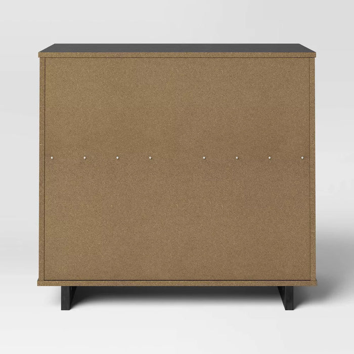 Modern 3 Drawer Dresser Black - Room Essentials™