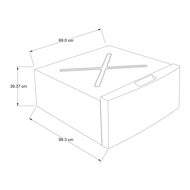 Whirlpool Universal Laundry Pedestal ( White ) with Storage Drawer - new
