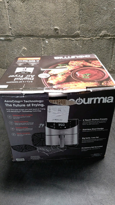 GAF685 Digital Free Fry Air Fryer- No Oil Healthy Frying - LCD Display - 8 Presets - 1700 Watt - 6 Qt Pan - Recipe Book Included - open_box