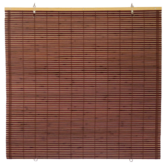 Red Lantern Bamboo Cordless Window Shade - Mahogany 48" W -