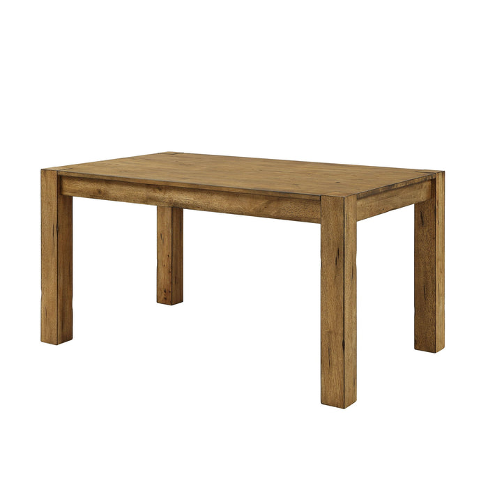 Better Homes & Gardens Bryant Solid Wood Dining Table, Rustic Brown - new