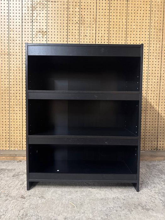 Mainstays 3-Shelf Framed Bookcase with Adjustable Shelves, Espresso - new