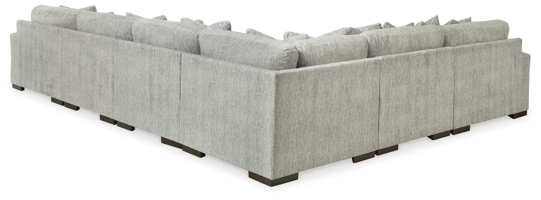 Regent Park Pewter Regent Park 6-Piece Sectional - Brand New