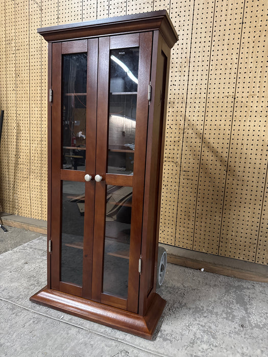 Winsome Wood DVD/CD Cabinet, Antique Walnut (94944) - new