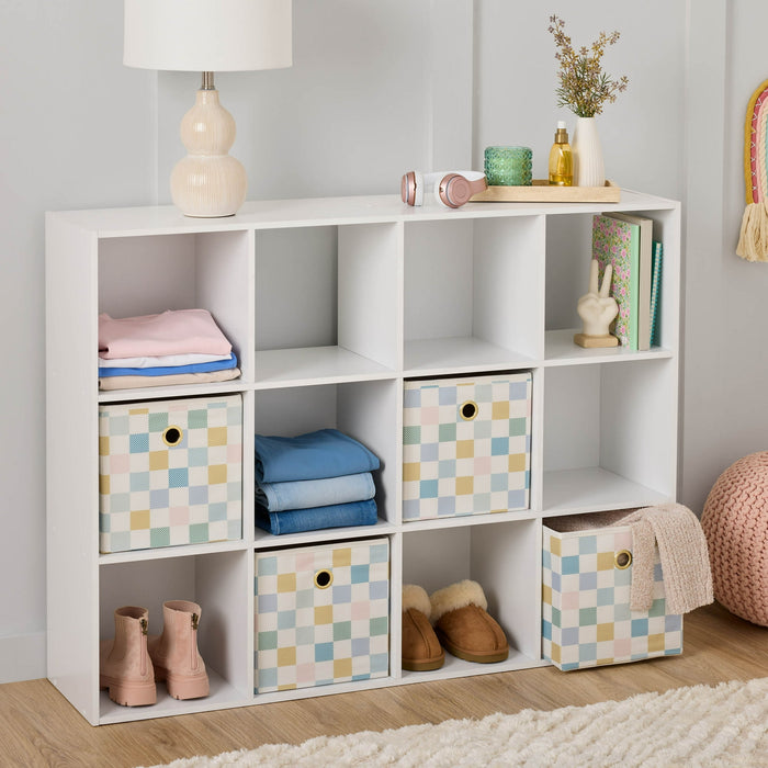 Mainstays 12 Cube Storage Organizer, Spring Pine - new