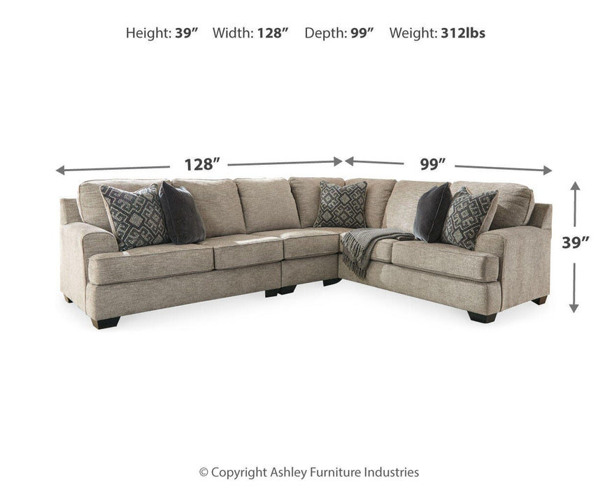 Bovarian Stone Bovarian 3-Piece Sectional