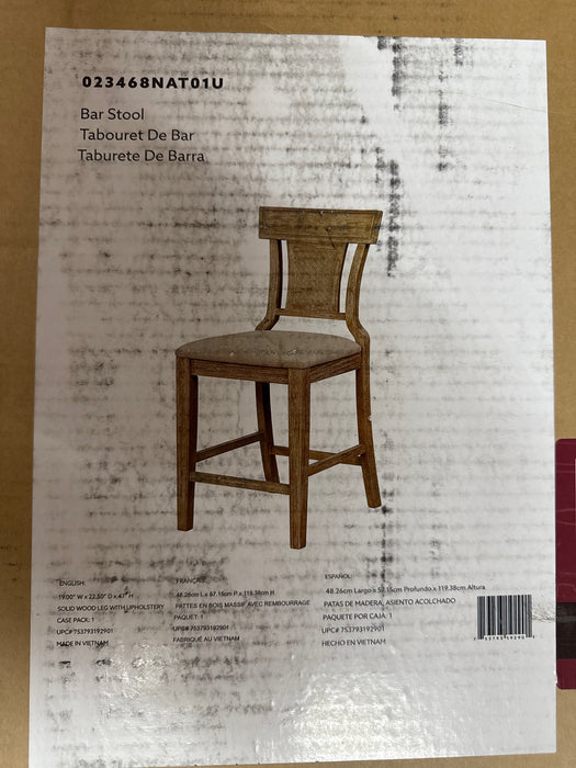 Linon Duncan Natural Bar Stool - new