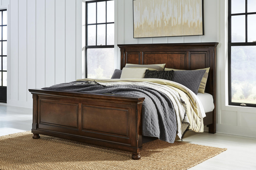 Porter Rustic Brown Porter King Panel Bed