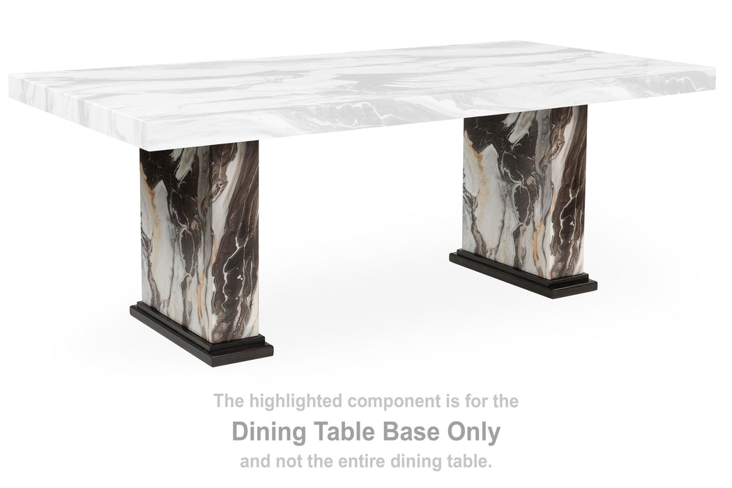 Jazmore Dark Brown RECT Dining Room Table Base