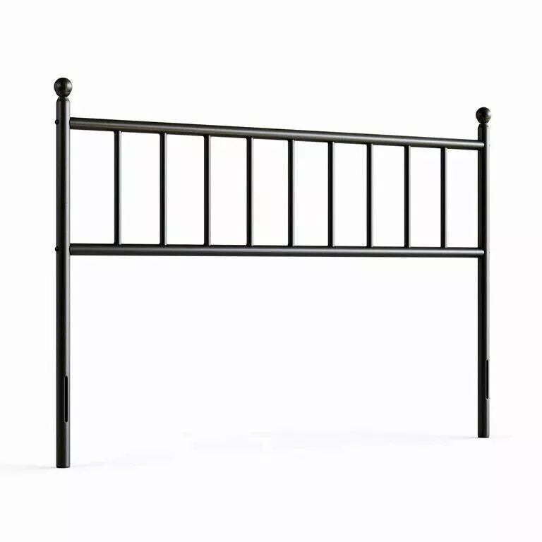 King Size Headboard Only Vertical Bar Modern Industrial French Country Farm New - open_box