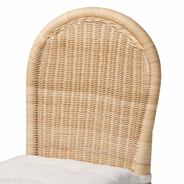 bali & pari Bilu Boho Counter Stool, 2-Piece, Natural - open_box