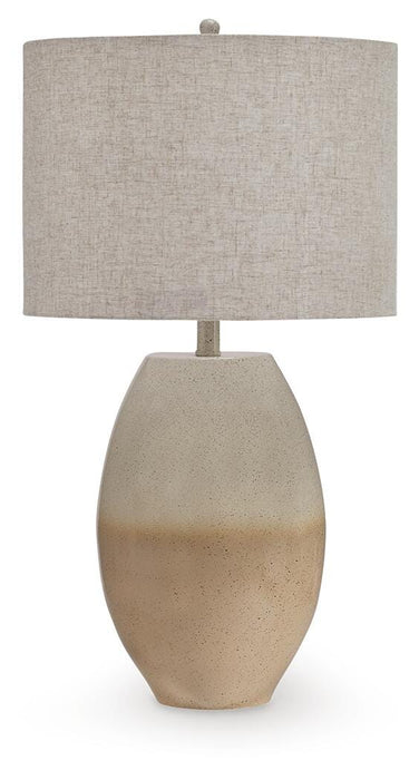 Linas Cream/Beige Metal Table Lamp (1/CN)