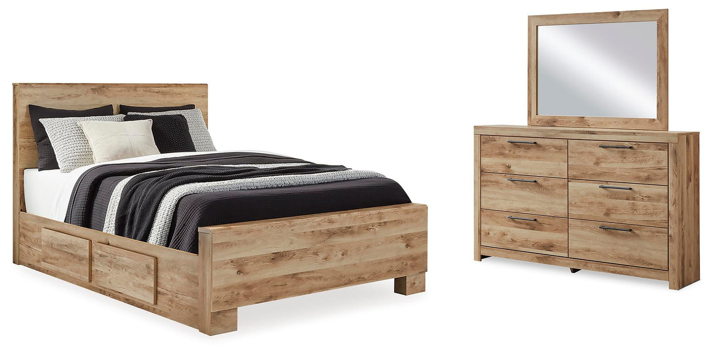 Hyanna Tan Brown Panel Bedroom Collection