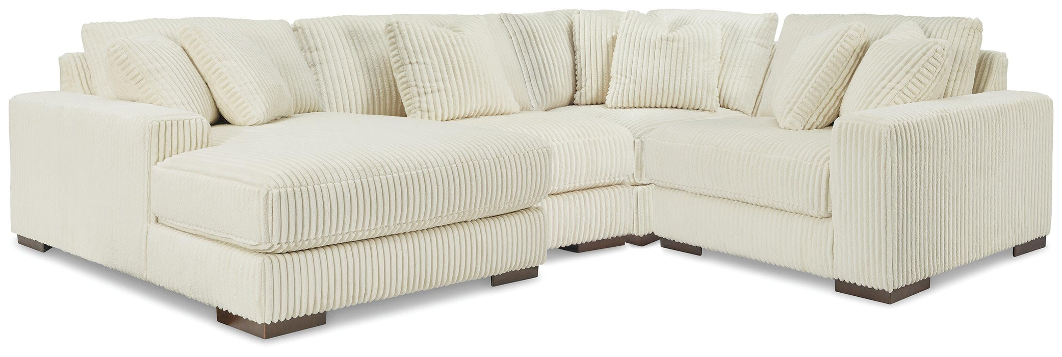 Lindyn Ivory Lindyn 4-Piece Sectional with Chaise