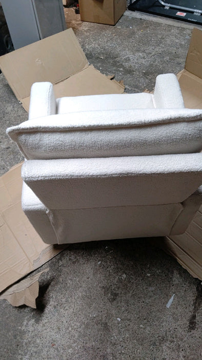 Soho Baby Coventry Glider Recliner Boucle White - new