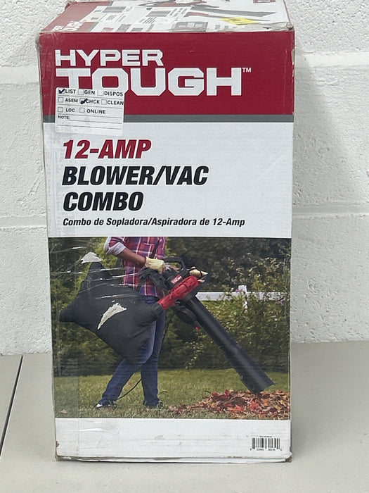 Hyper Tough 12 Amp Electric Leaf Blower and Vacuum Combo HT21-401-002-05 [New] - new