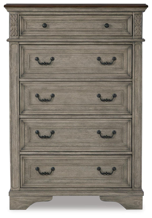 Lodenbay Antique Gray/Brown Bedroom Furniture Pieces
