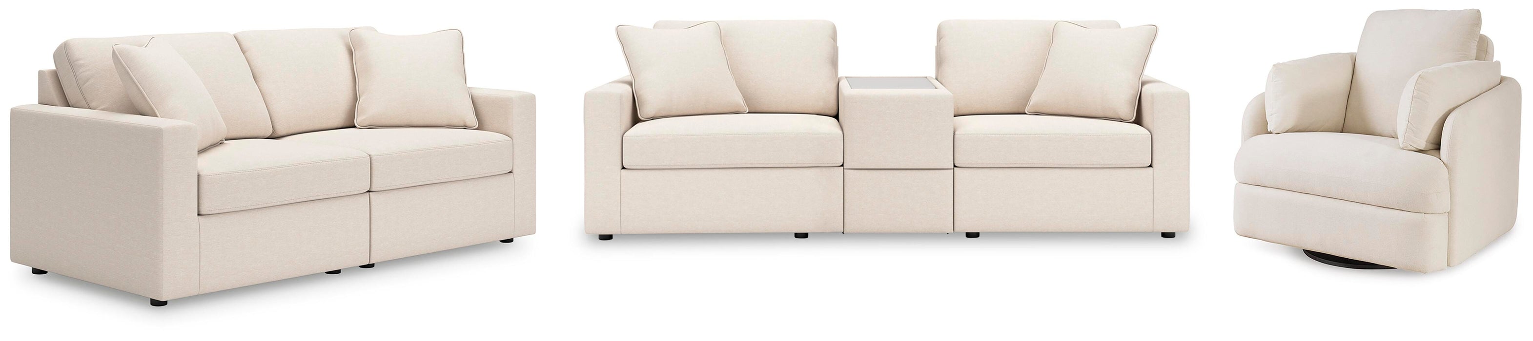 Modmax Oyster Modmax Sofa, Loveseat and Recliner