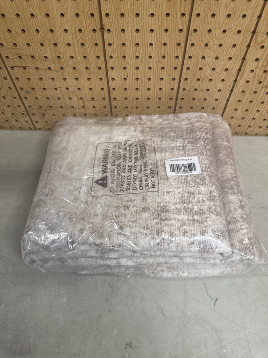 BERTHMEER 3'x10' Washable Abstract Runner Rugs for Hallway Kitchen Entryway Non-slip, Beige - new