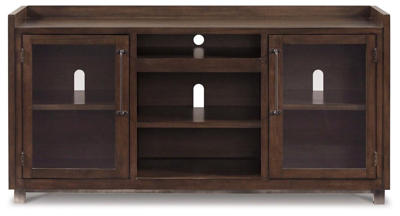 Starmore Brown XL TV Stand w/Fireplace Option