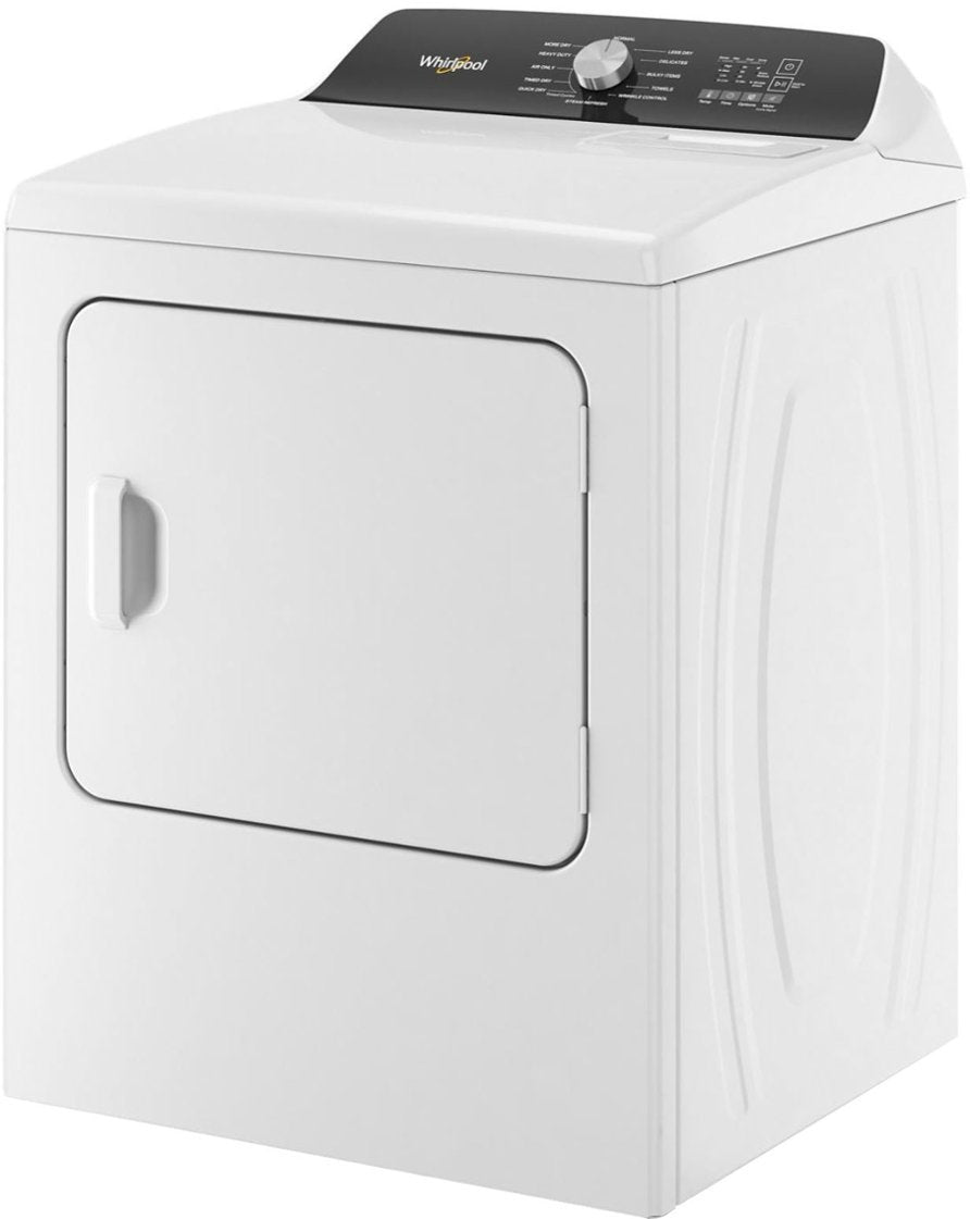 Whirlpool - 7.0 Cu. Ft. Electric Dryer with Steam and Moisture Sensing - White - display_model