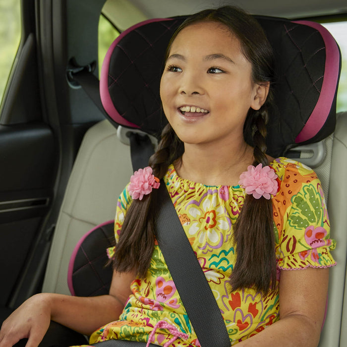 Cosco Kids Pronto Trend Belt-Positioning Booster Car Seat, Spindrift, Toddler, Unisex - open_box