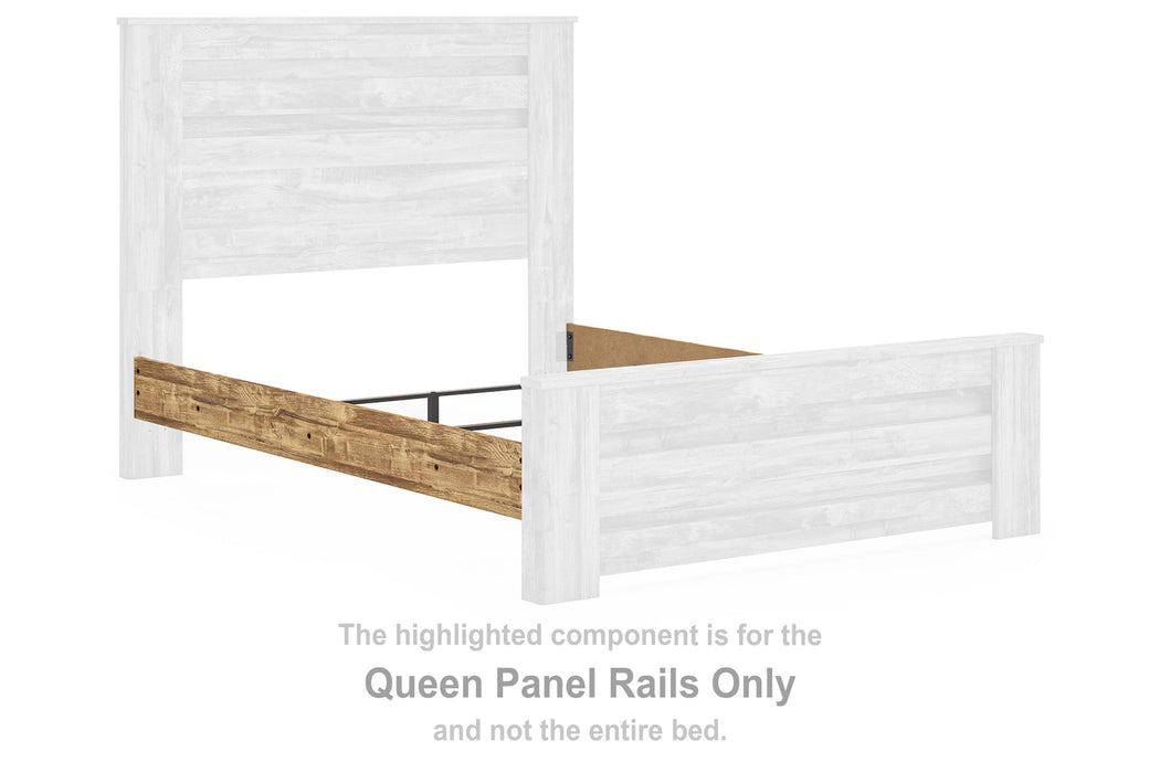 Branstony Brown Queen Panel Rails