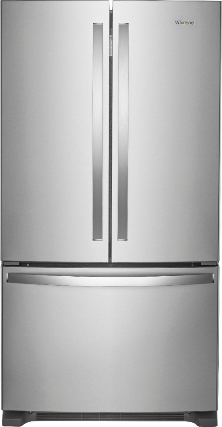 Whirlpool - 25.2 Cu. Ft. French Door Refrigerator with Internal Water Dispenser - Stainless Steel - display_model