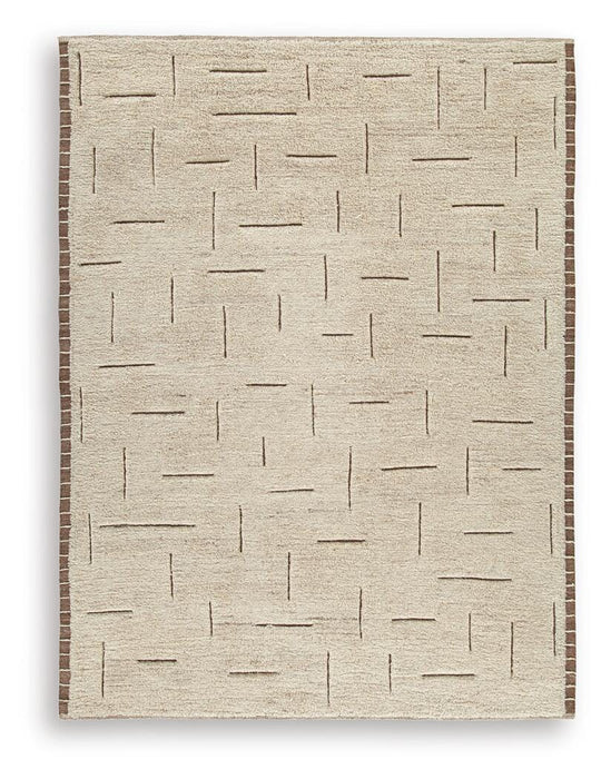 Clayman Beige/Brown Large Rug