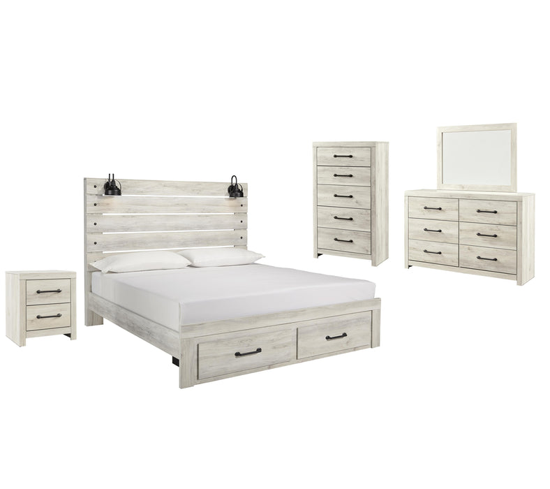 Cambeck Whitewash Panel Bedroom Collection