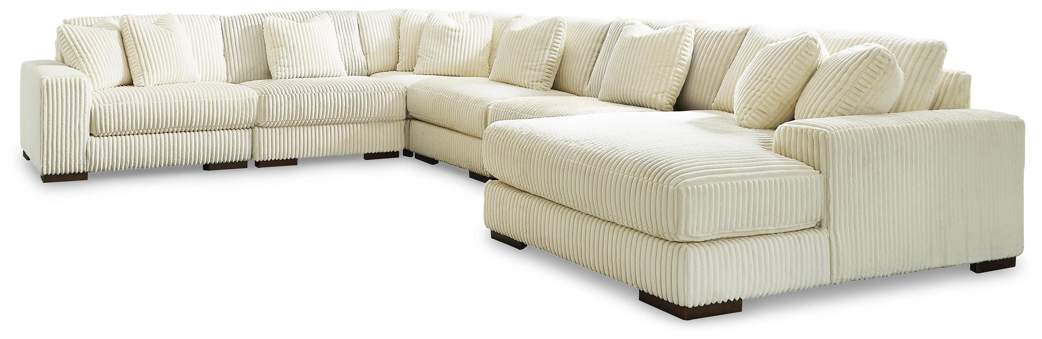 Lindyn Ivory Lindyn 6-Piece Sectional with Chaise
