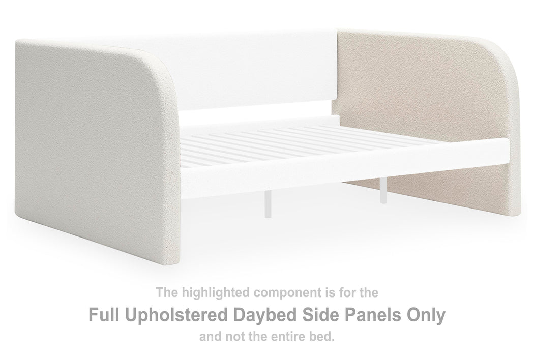 Shapella White Full UPH Daybed Side Panels