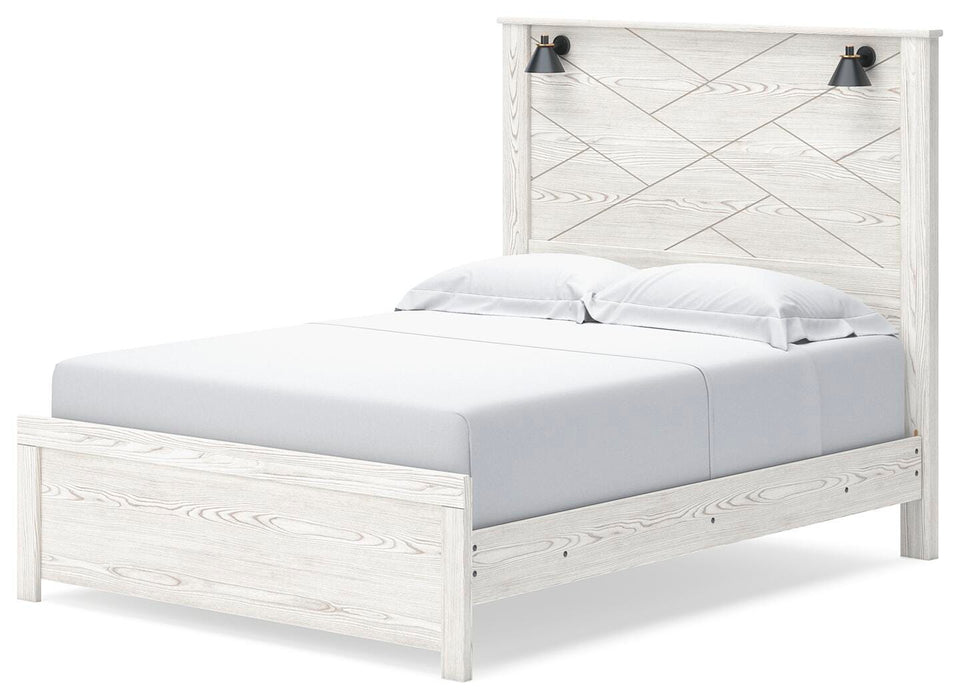 Gerridan White/Gray Gerridan Queen Panel Bed